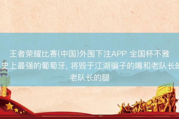 王者荣耀比赛(中国)外围下注APP 全国杯不雅感: 史上最强的葡萄牙, 将毁于江湖骗子的嘴和老队长的腿